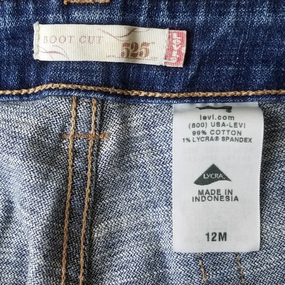 Levi's Vintage 525 Bootcut Jeans Sz 12 - Picture 4 of 4
